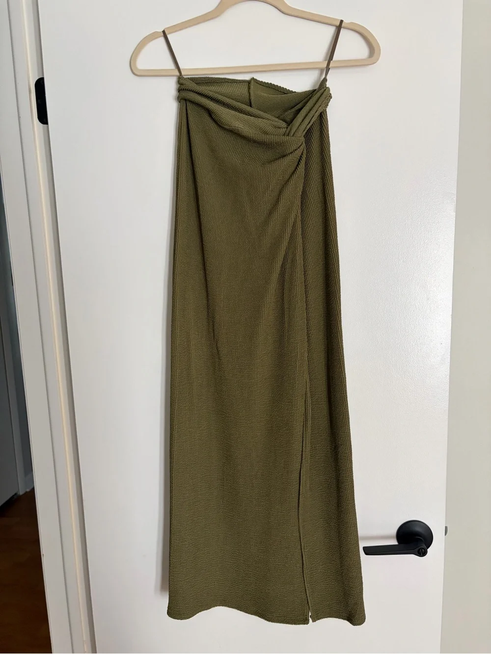 JLUXLABEL - Olive Green Two-Piece Set